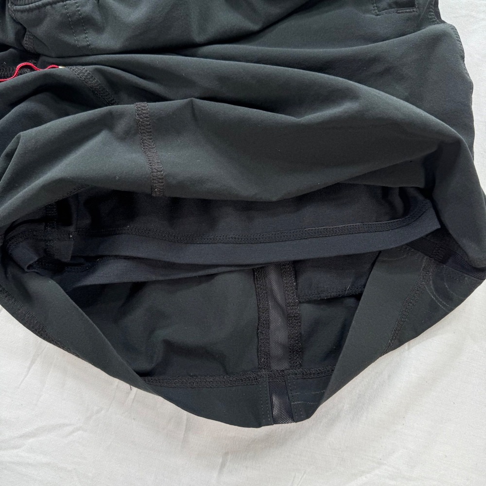 Lululemon Pace Breaker Shorts Men Sm Black Lined 7" Topo Print Side Panels - Picture 10 of 10
